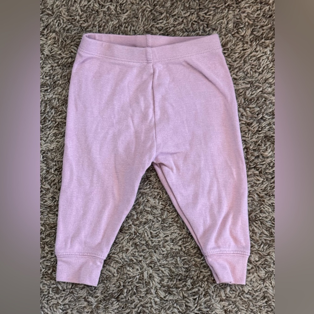 Cloud Island 3-6 month purple baby/infant leggings